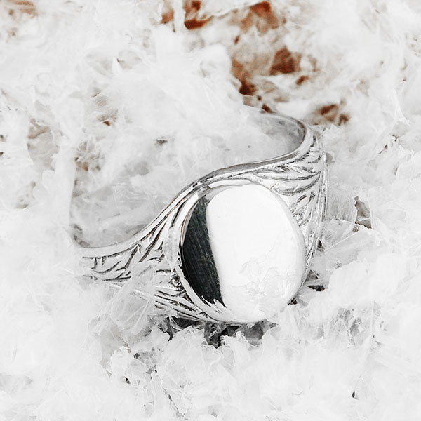 EROL Silver Signet Ring