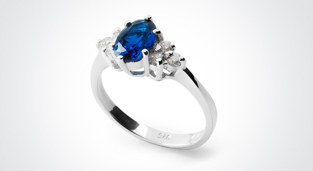 BLUE LOLA Silver Ring