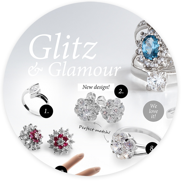 Glitz and Glamour style jewellery: timeless classics