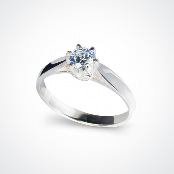 TIAMO Silver Engagement Ring