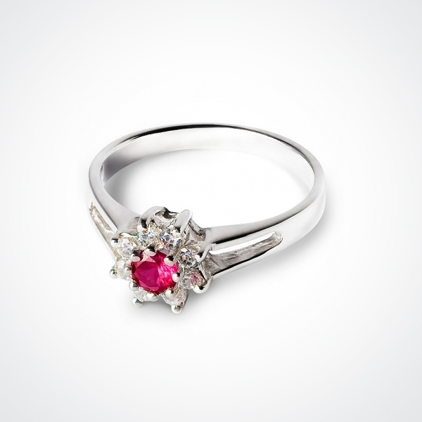 ZINNIA Silver Ring