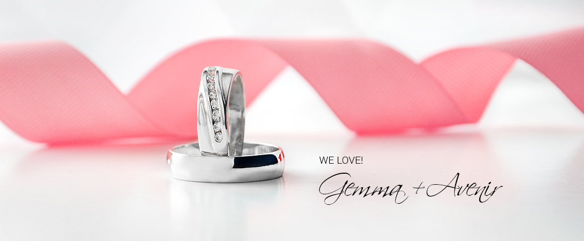 We love this combo! Gemma Silver Ring and Avenir Silver Band