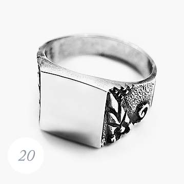 Sterling Silver Men's Rings