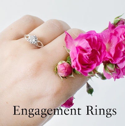 Silver Engagement Rings